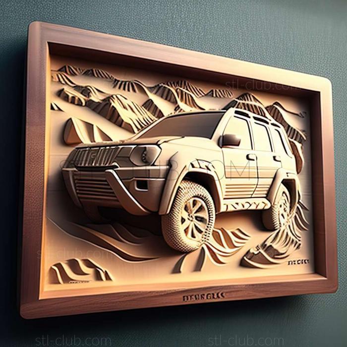 3D мадэль Mitsubishi Pajero (STL)